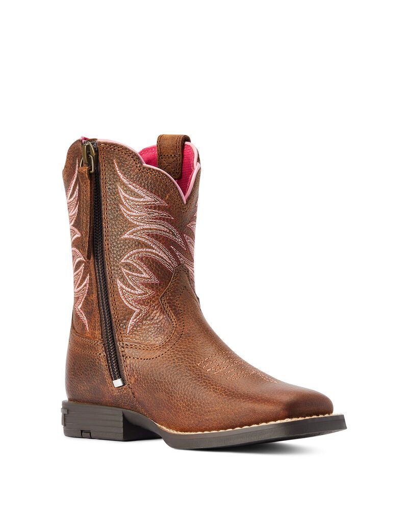 Botas Occidentales Ariat Firecatcher Niños Marrones | EBWL01924