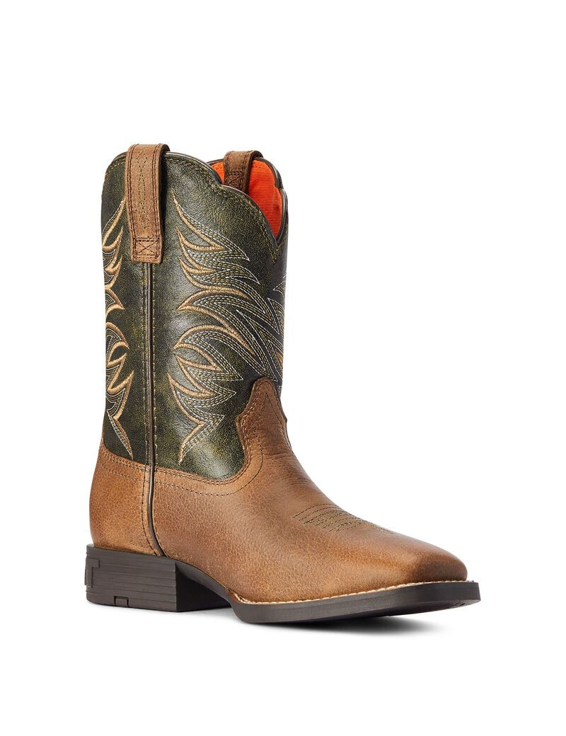 Botas Occidentales Ariat Firecatcher Niños Marrones | IWCU21460