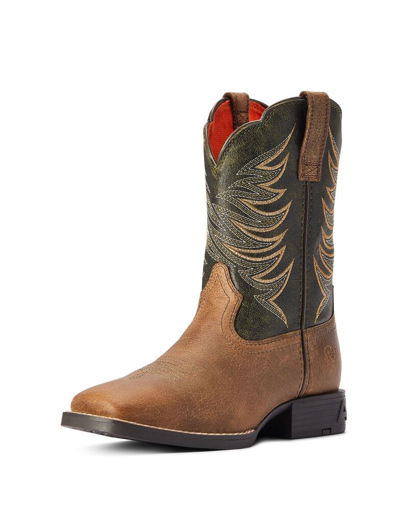 Botas Occidentales Ariat Firecatcher Niños Marrones | IWCU21460