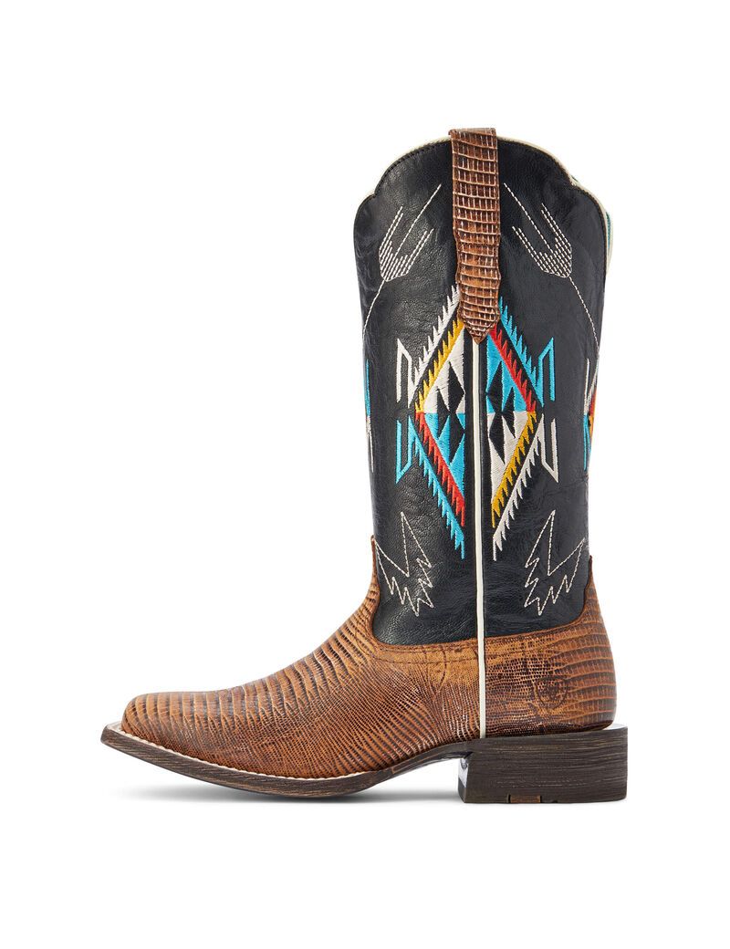 Botas Occidentales Ariat Frontier Chimayo Mujer Marrones | VNXT56241