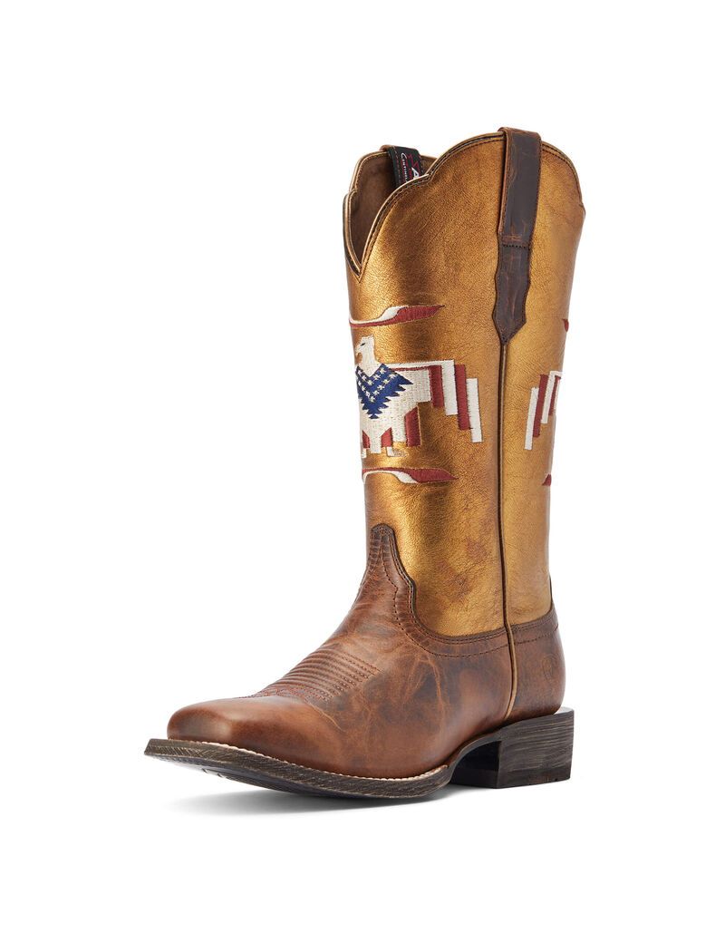 Botas Occidentales Ariat Frontier Thunderbird Chimayo Mujer Marrones | ETFV45860