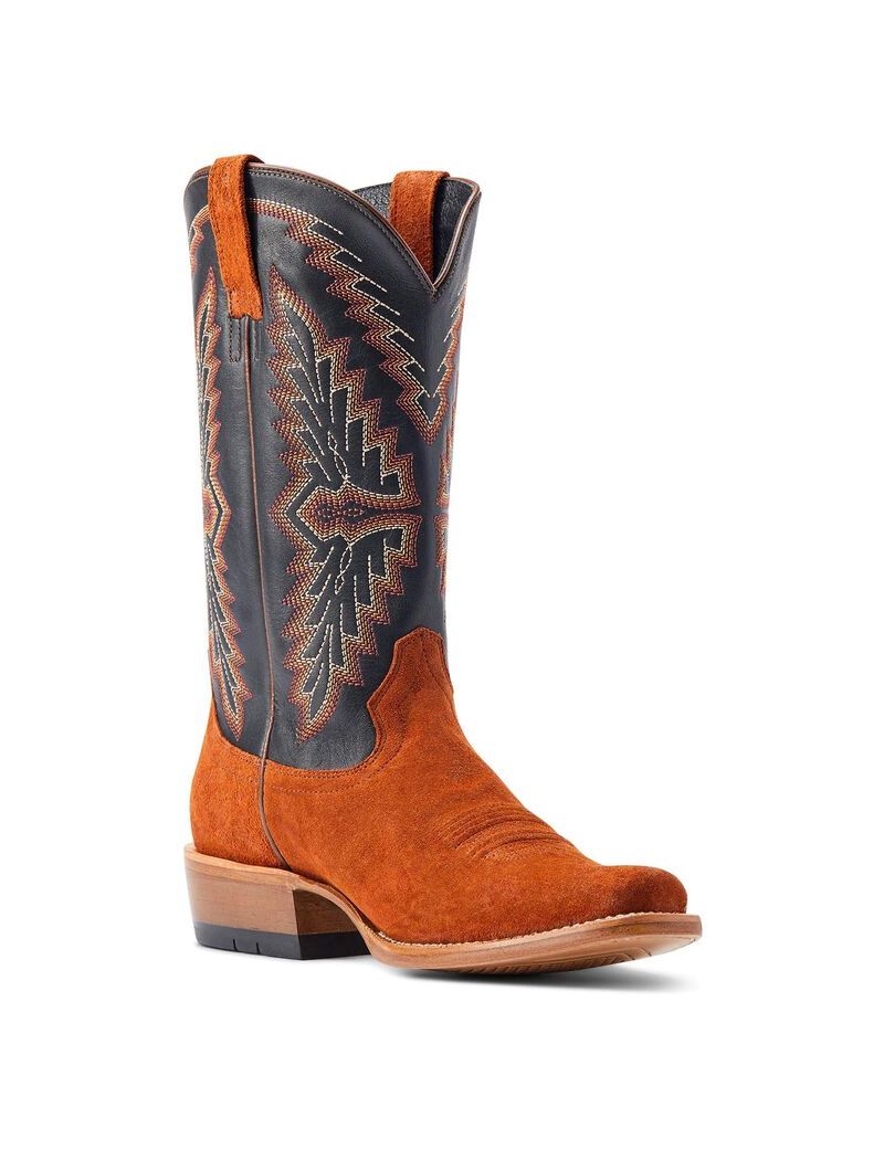 Botas Occidentales Ariat Futurity Showman Hombre Cobra Oscuro | AWYT69015