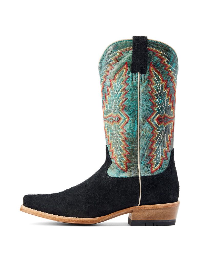 Botas Occidentales Ariat Futurity Showman Hombre Negras | UKZQ39715