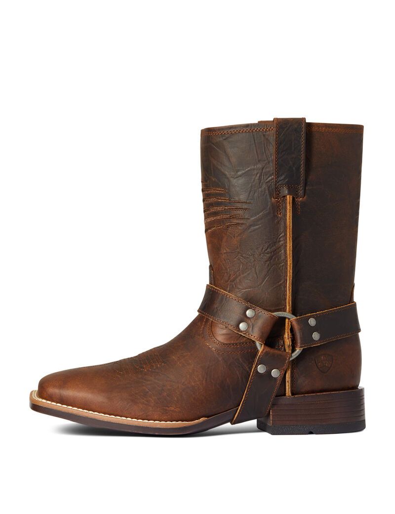 Botas Occidentales Ariat Harness Patriot Ultra Hombre Marrones | YUGE46593