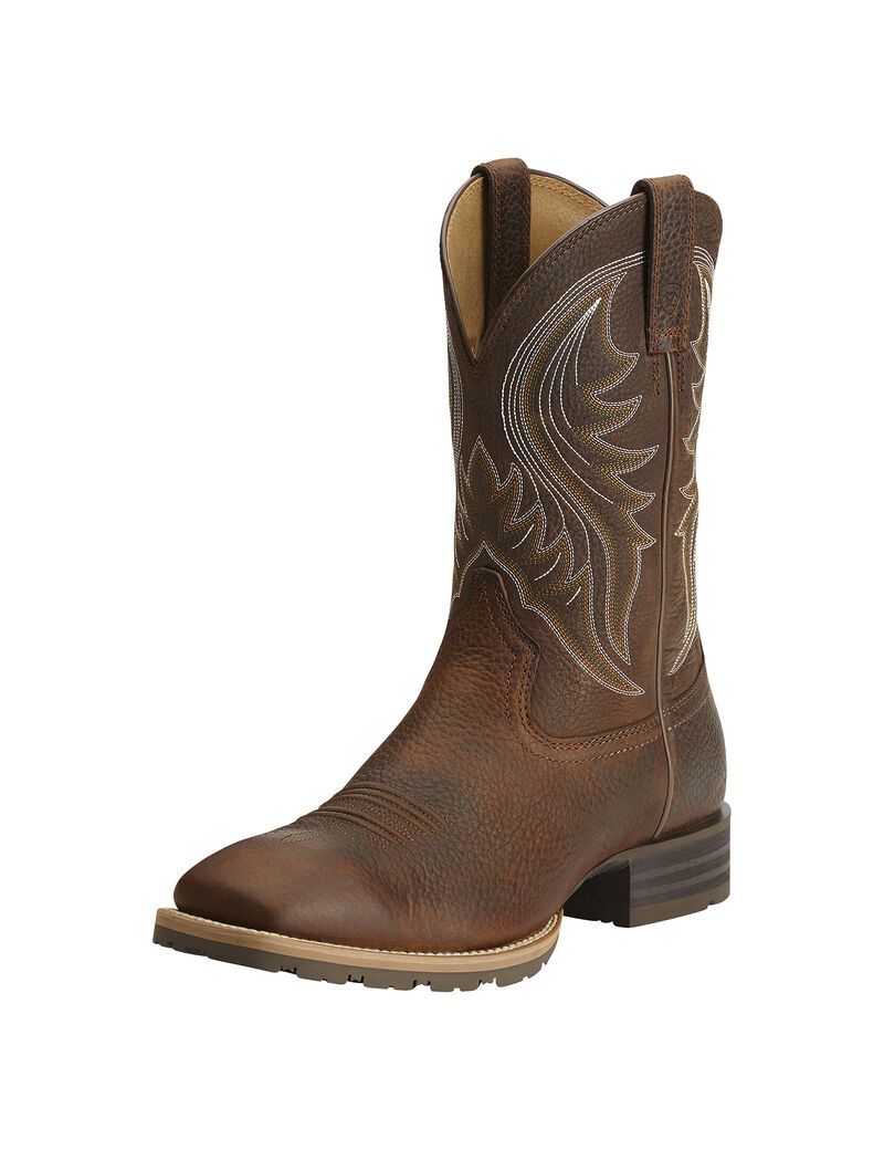 Botas Occidentales Ariat Híbrido Rancher Hombre Marrones | JZDK46750