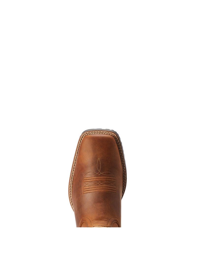 Botas Occidentales Ariat Híbrido Ranchwork Hombre Marrones | AGLF39728