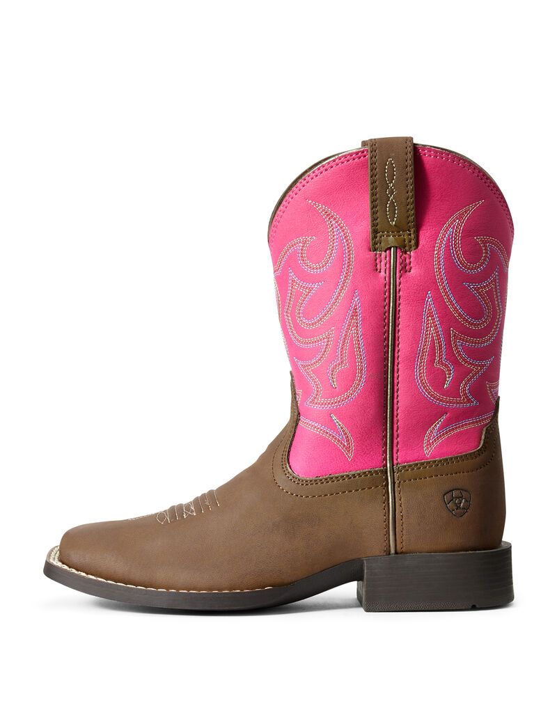 Botas Occidentales Ariat Jr Champ Niños Marrones | CZEJ30128