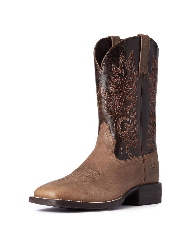 Botas Occidentales Ariat Layton Hombre Marrones | XJDQ12534