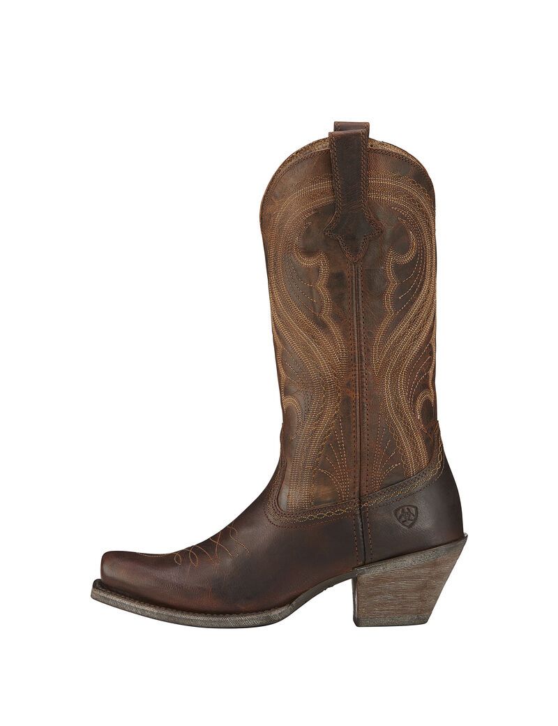 Botas Occidentales Ariat Lively Mujer Marrones | NCDS63192