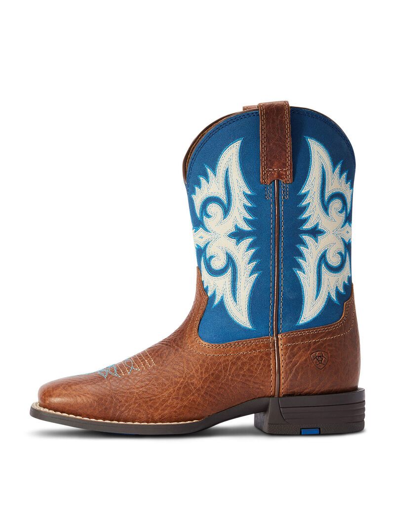 Botas Occidentales Ariat Lonestar Niños Rojas | QDYM86903