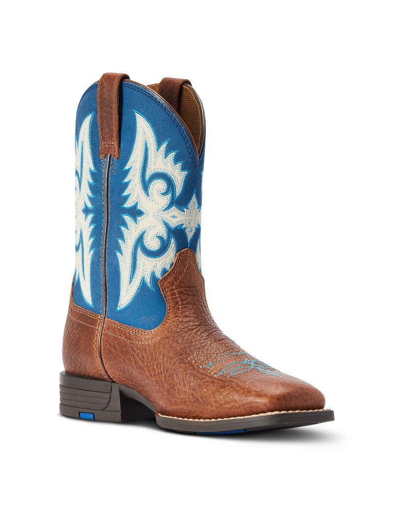 Botas Occidentales Ariat Lonestar Niños Rojas | QDYM86903