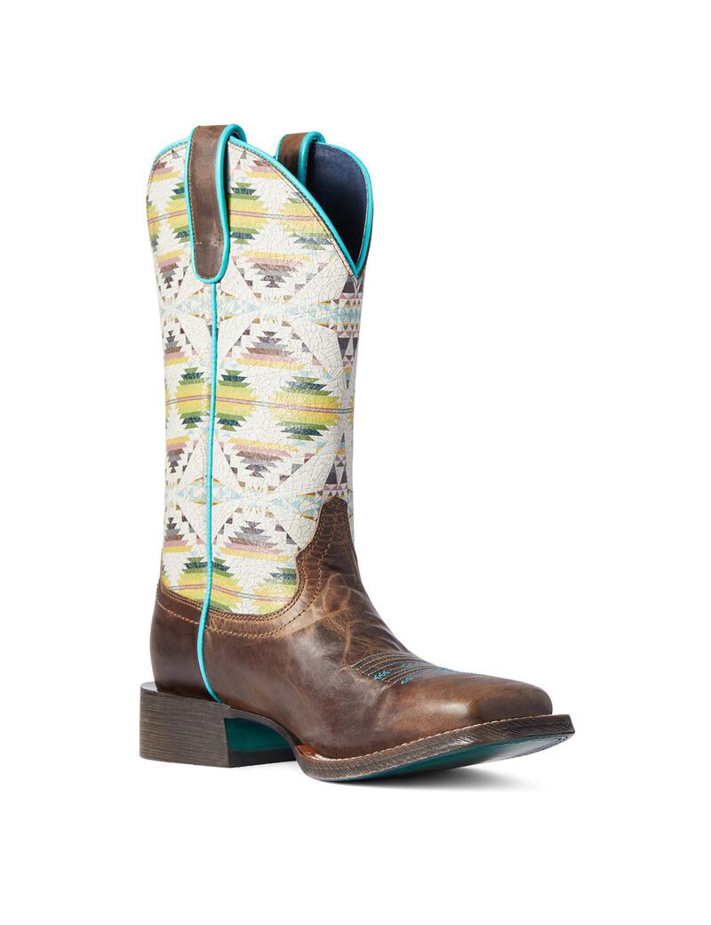 Botas Occidentales Ariat Pendleton Circuit Savanna Mujer Marrones | KTHF02361