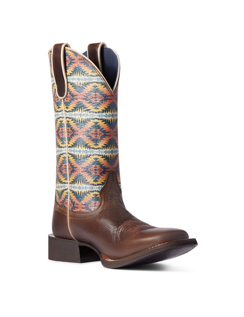 Botas Occidentales Ariat Pendleton Circuit Savanna Mujer Multicolor | PLSW30561