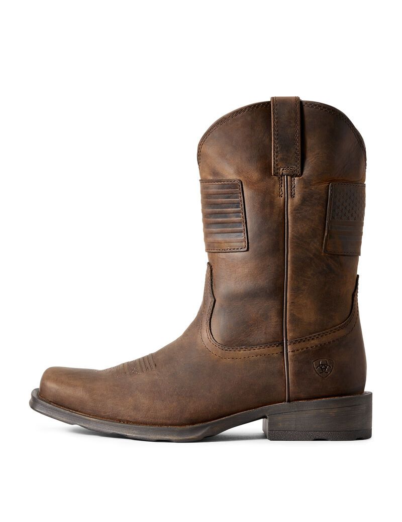 Botas Occidentales Ariat Rambler Patriot Hombre Marrones | CXNP53124