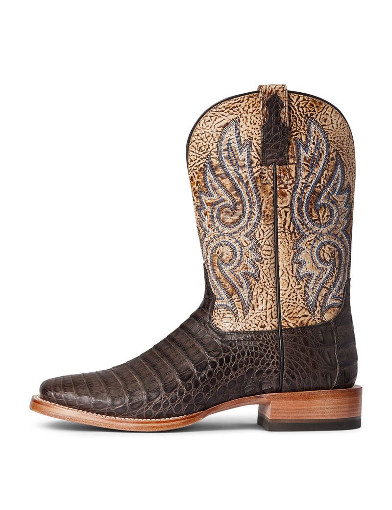 Botas Occidentales Ariat Relentless Denton Hombre Chocolate | BNHL09328