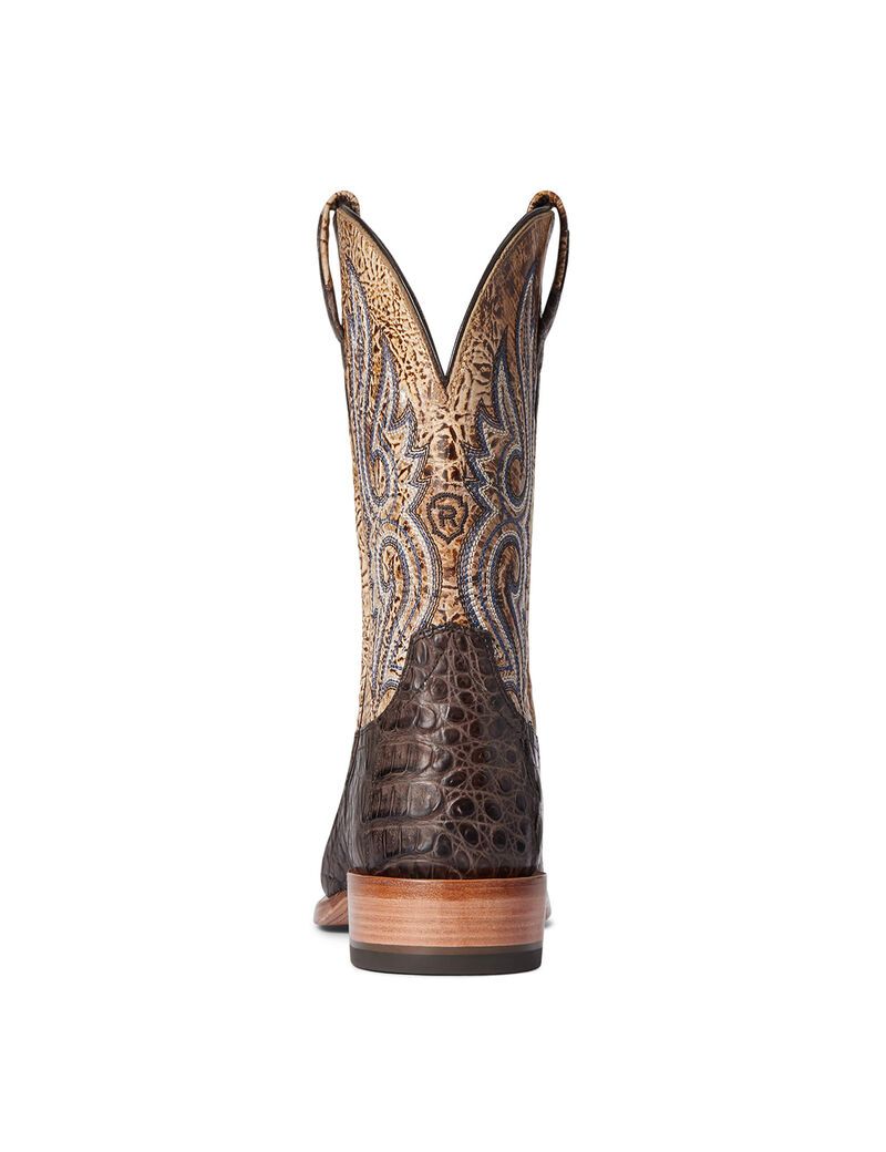 Botas Occidentales Ariat Relentless Denton Hombre Chocolate | BNHL09328