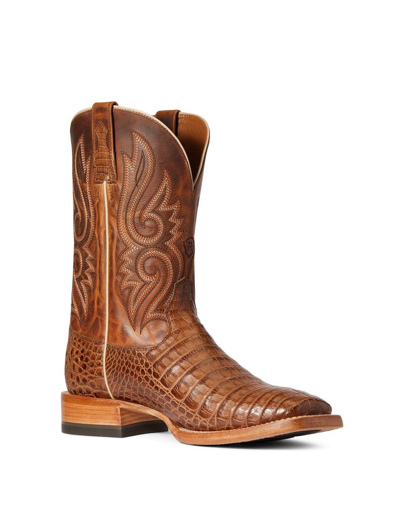 Botas Occidentales Ariat Relentless Denton Hombre Beige | HYMC67910