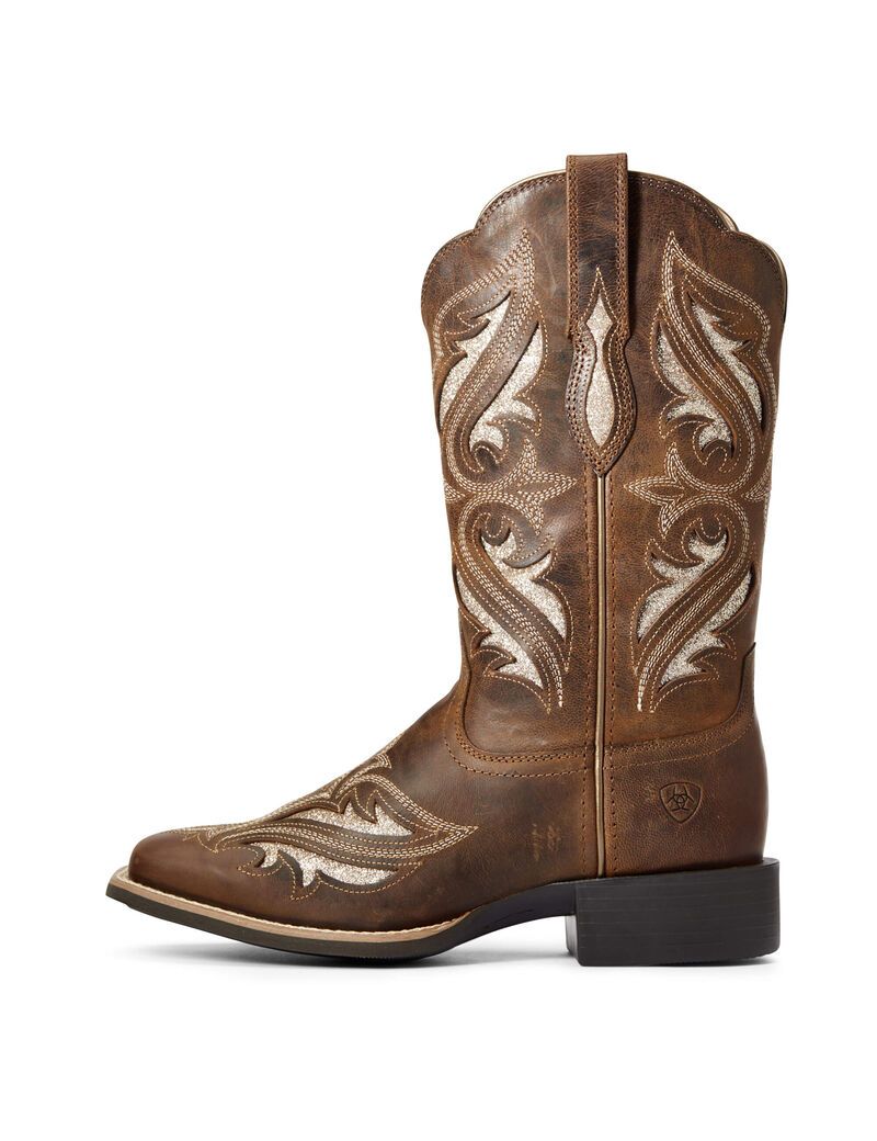 Botas Occidentales Ariat Round Up Bliss Mujer Marrones | GMTY81376