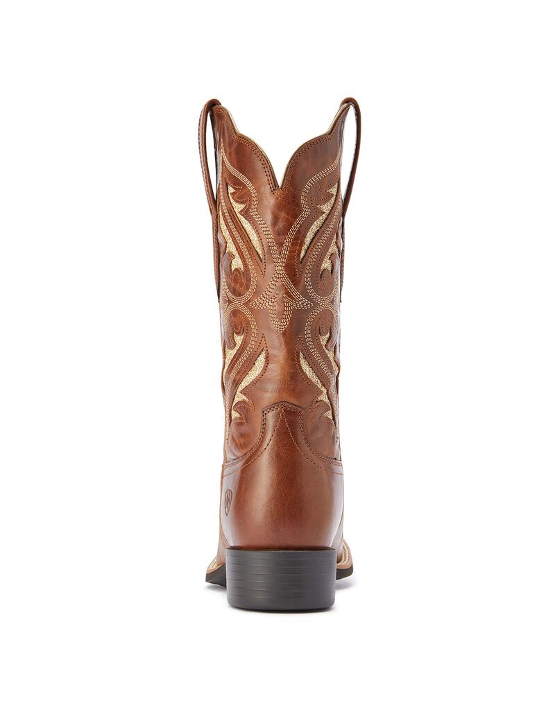 Botas Occidentales Ariat Round Up Bliss Mujer Marrones | HIUK19870