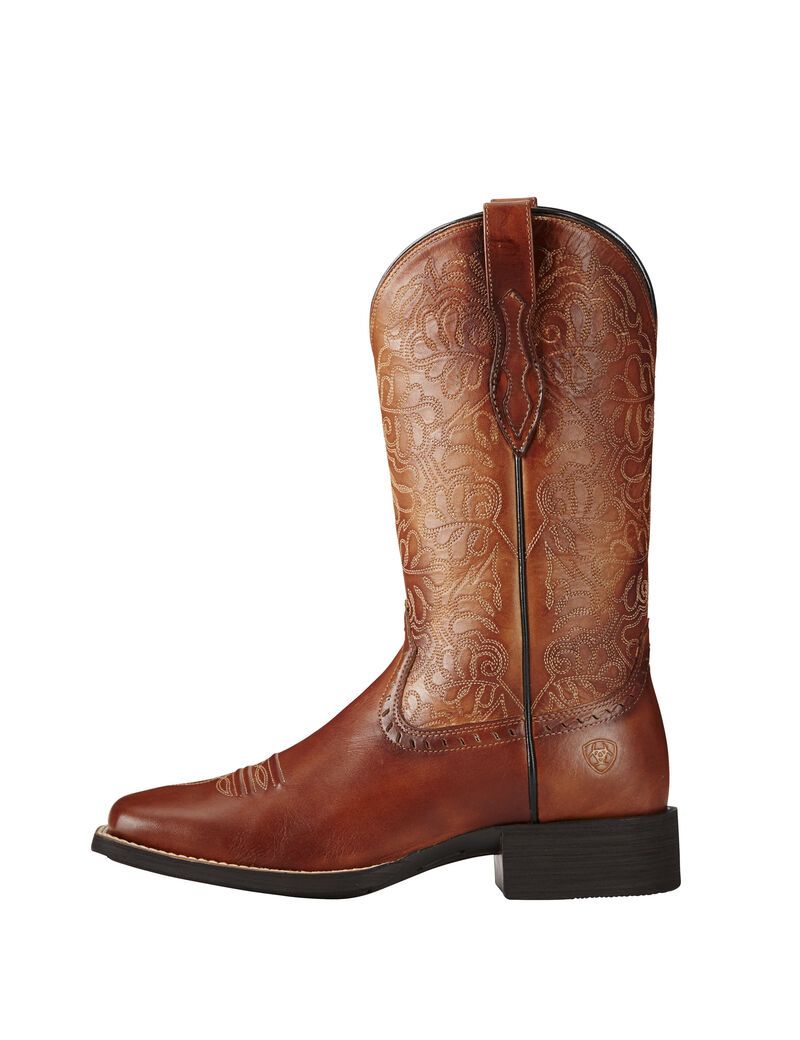 Botas Occidentales Ariat Round Up Remuda Mujer Multicolor | JVNG43802