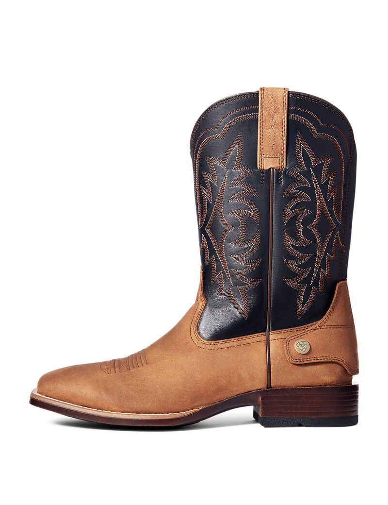 Botas Occidentales Ariat Ryden Ultra Ez Zip Hombre Marrones | EHDB48397