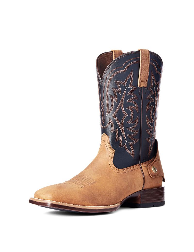 Botas Occidentales Ariat Ryden Ultra Ez Zip Hombre Marrones | EHDB48397