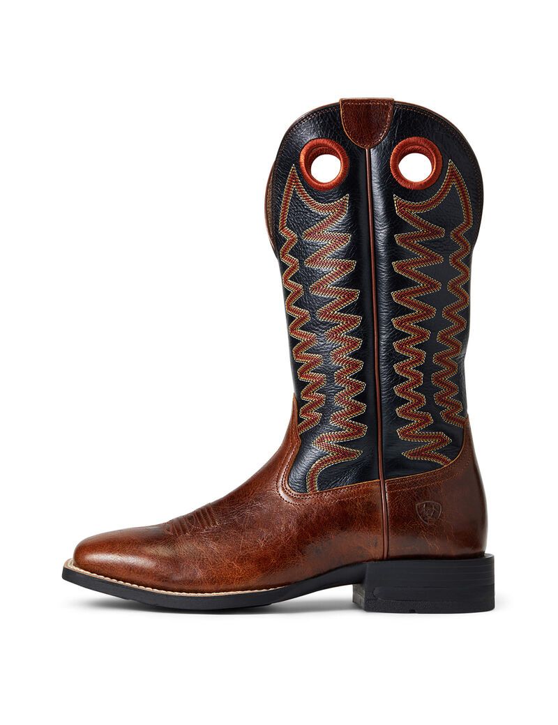 Botas Occidentales Ariat Sidepass Hombre Marrones | EXMA53469