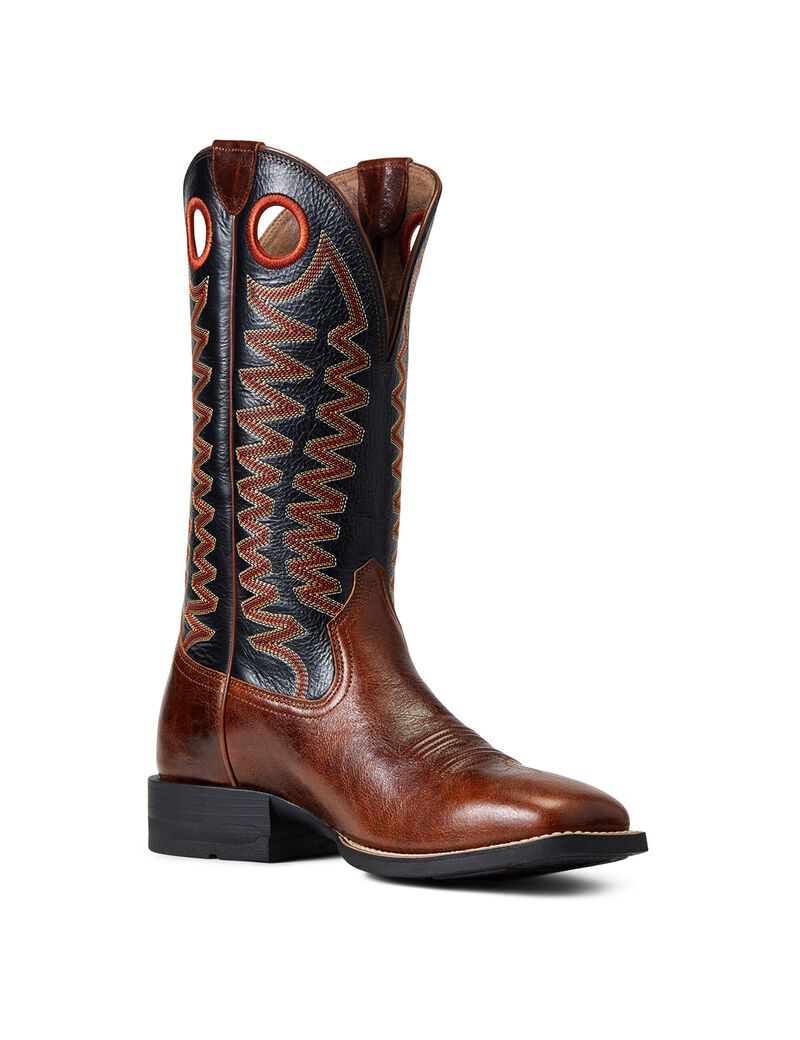 Botas Occidentales Ariat Sidepass Hombre Marrones | EXMA53469