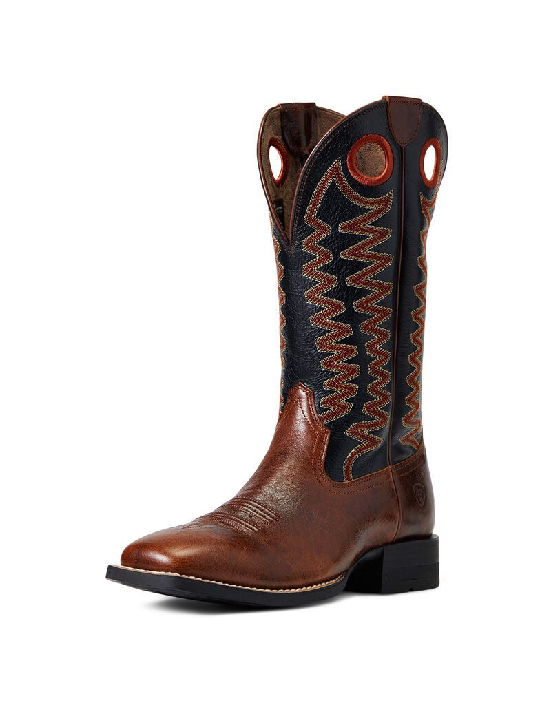 Botas Occidentales Ariat Sidepass Hombre Marrones | EXMA53469