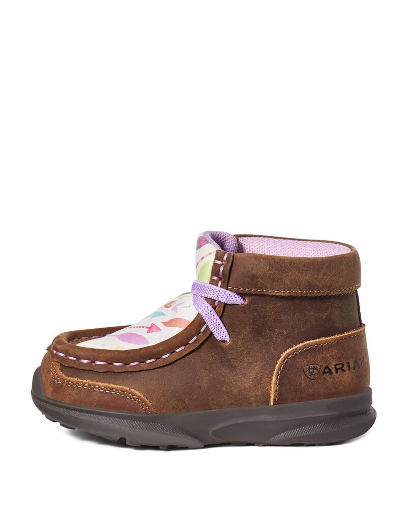 Botas Occidentales Ariat Stompers Addison Niños Marrones | ORPL67910