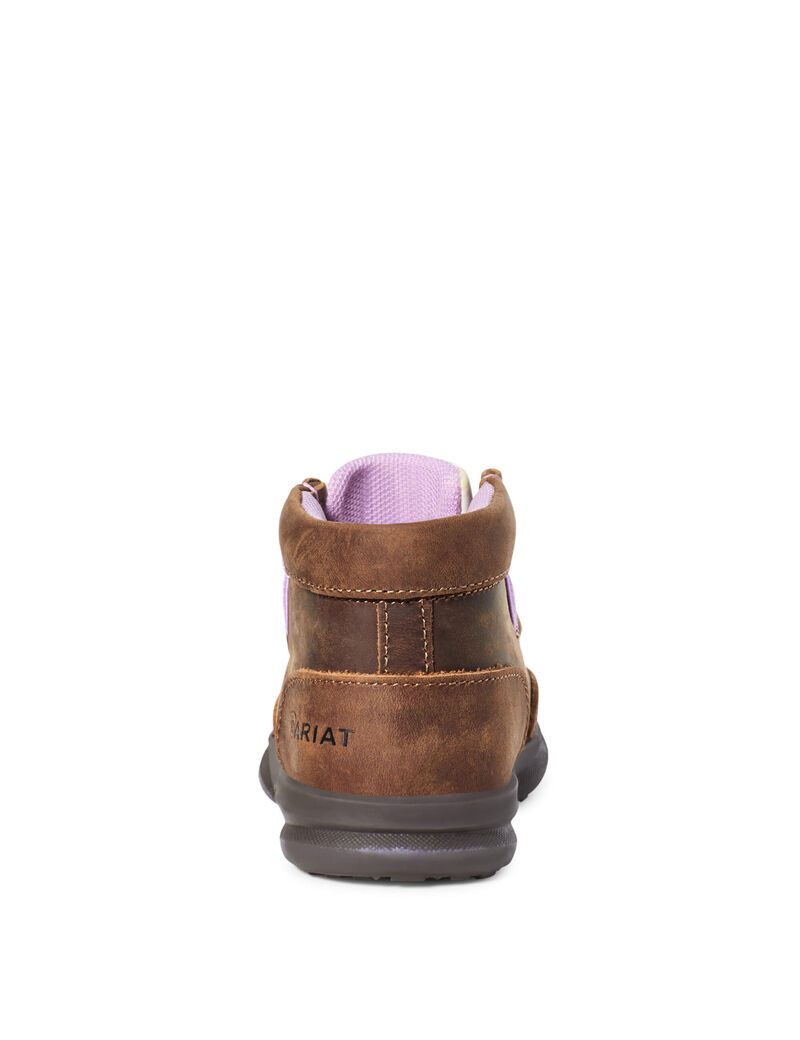 Botas Occidentales Ariat Stompers Addison Niños Marrones | ORPL67910