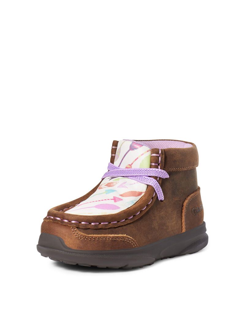 Botas Occidentales Ariat Stompers Addison Niños Marrones | ORPL67910