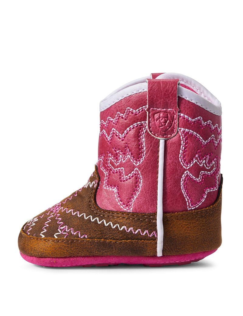 Botas Occidentales Ariat Stompers Alexandria Niños Rosas | YZTW15283