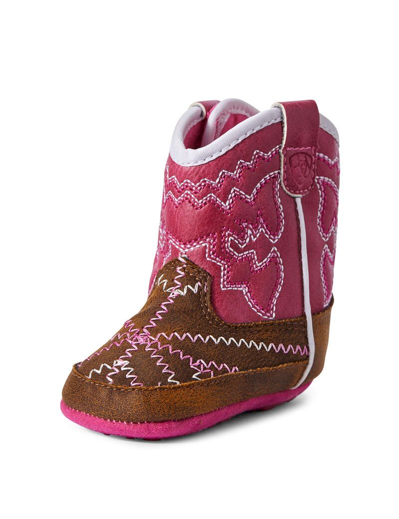 Botas Occidentales Ariat Stompers Alexandria Niños Rosas | YZTW15283