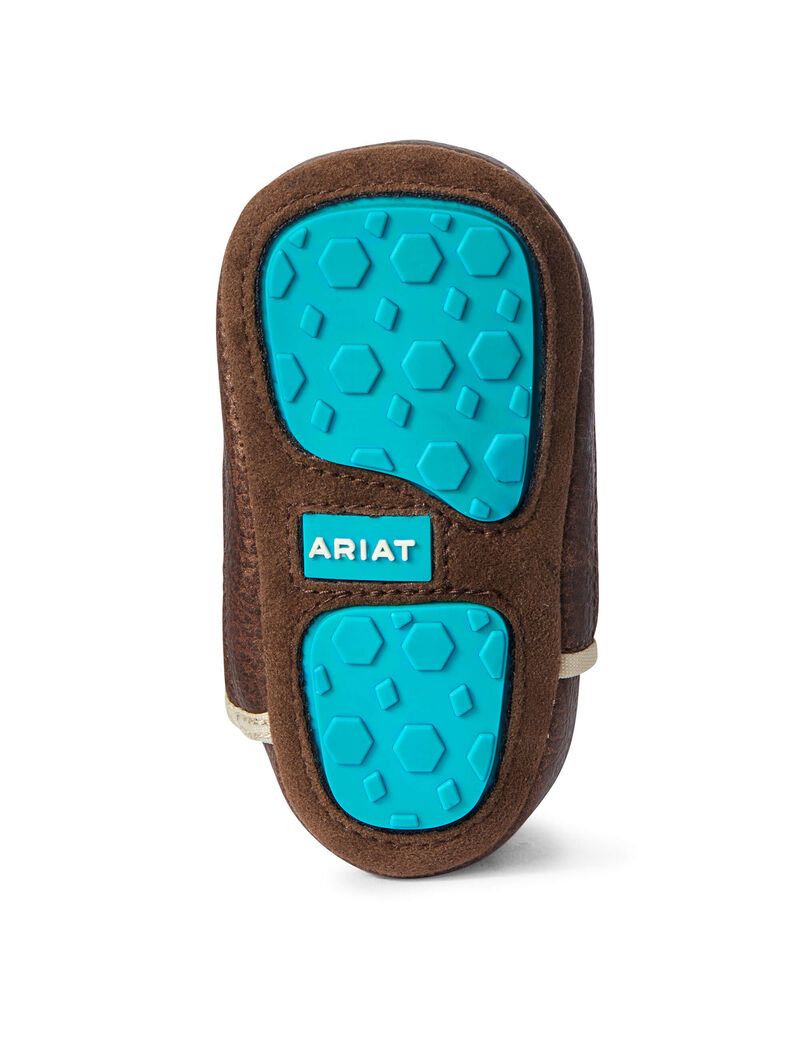 Botas Occidentales Ariat Stompers Boston Niños Turquesa Turquesa Claro | RIAJ69174