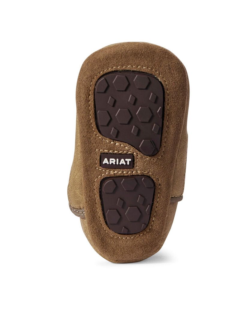 Botas Occidentales Ariat Stompers Dallas Niños Marrones | CAMR64897