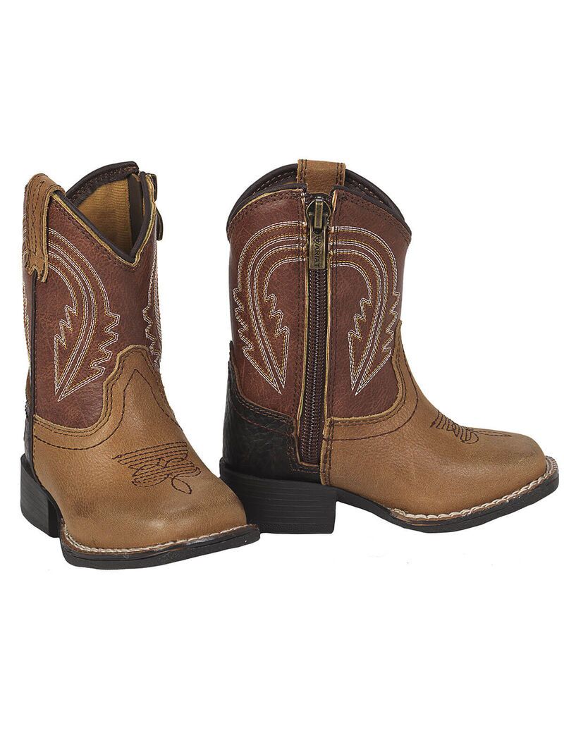 Botas Occidentales Ariat Stompers Evan Niños Marrones | DPLO07546