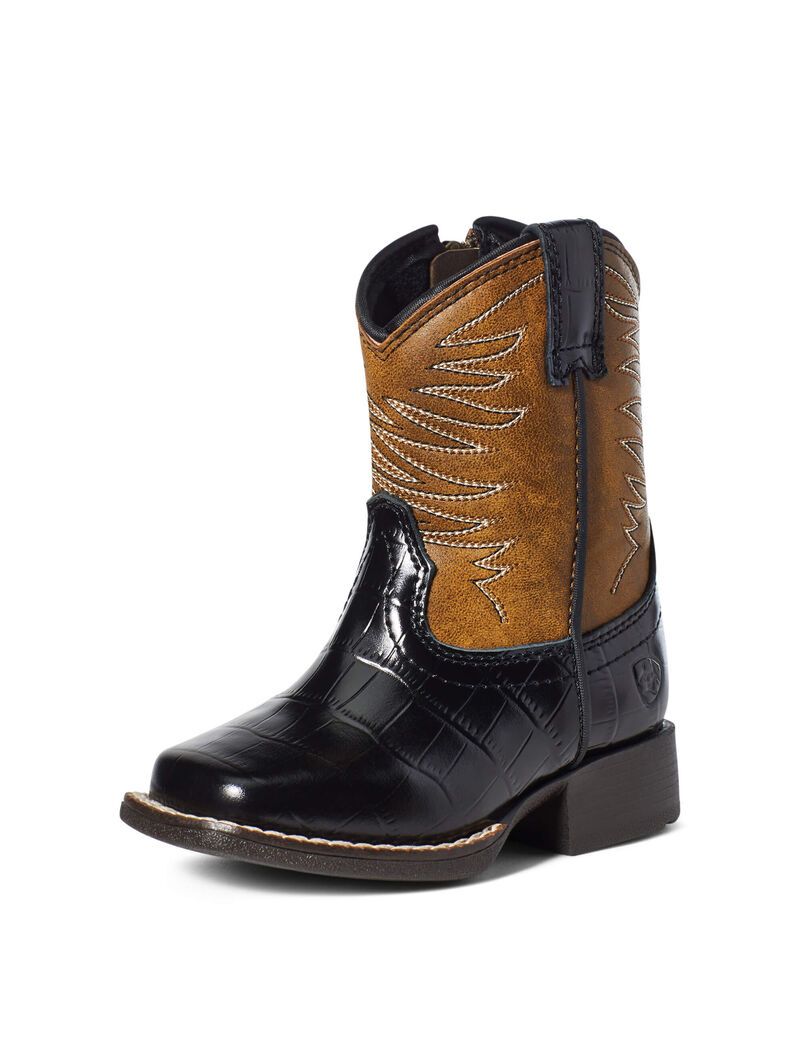 Botas Occidentales Ariat Stompers Firecatcher Niños Marrones | VTHB95372