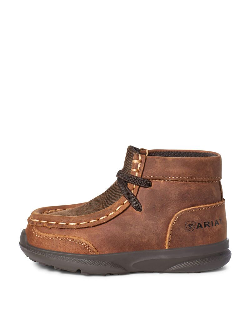 Botas Occidentales Ariat Stompers Heath Spitfire Niños Marrones | OERF31059