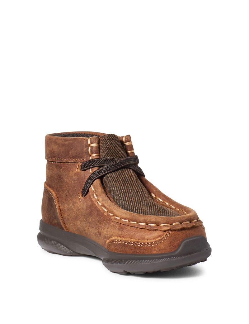 Botas Occidentales Ariat Stompers Heath Spitfire Niños Marrones | OERF31059