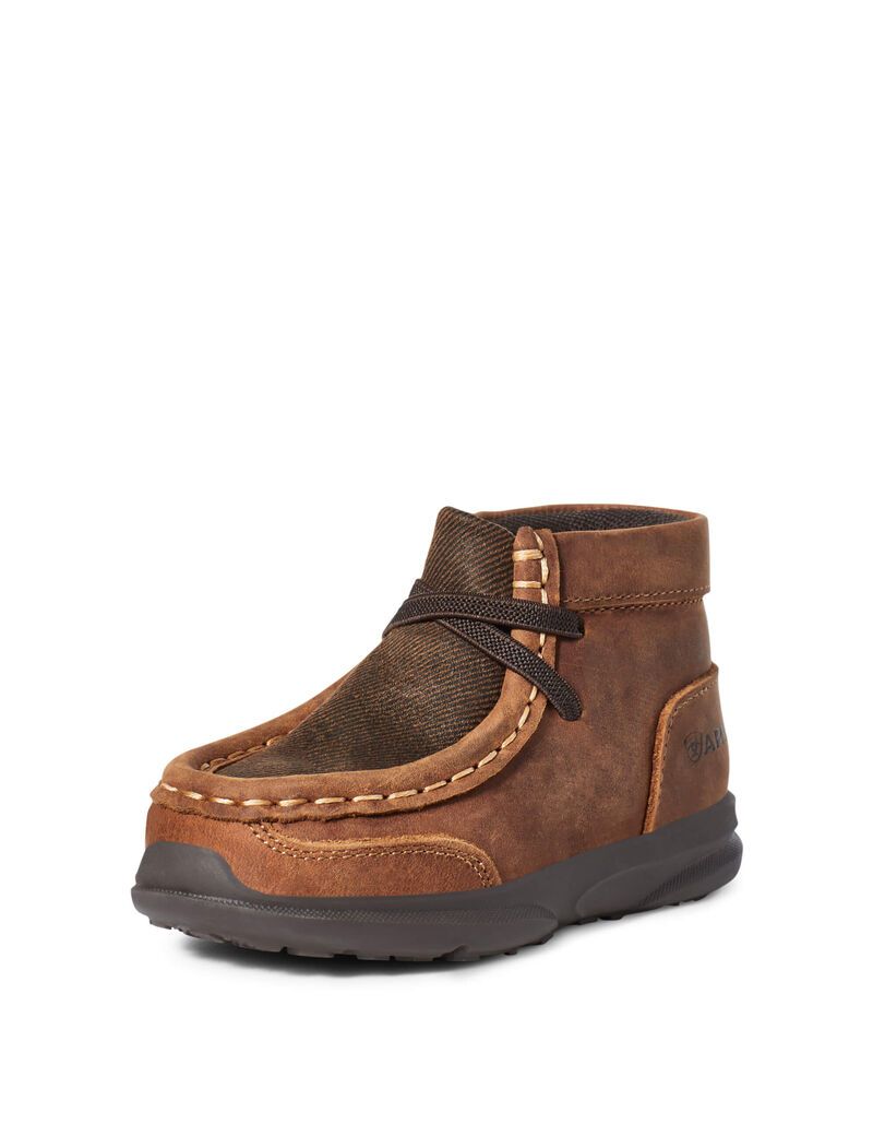 Botas Occidentales Ariat Stompers Heath Spitfire Niños Marrones | OERF31059