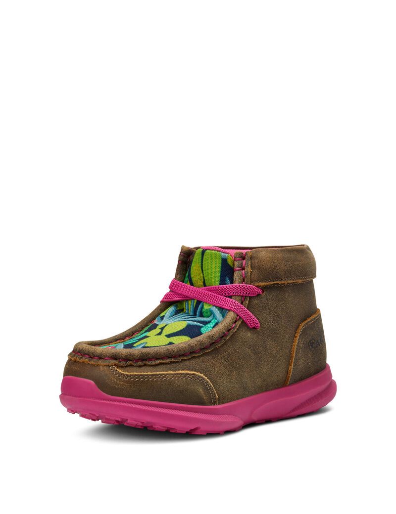 Botas Occidentales Ariat Stompers Roswell Spitfire Niños Marrones | NRUD40579