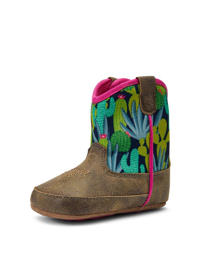 Botas Occidentales Ariat Stompers Roswell Niños Marrones | ZQNY51083