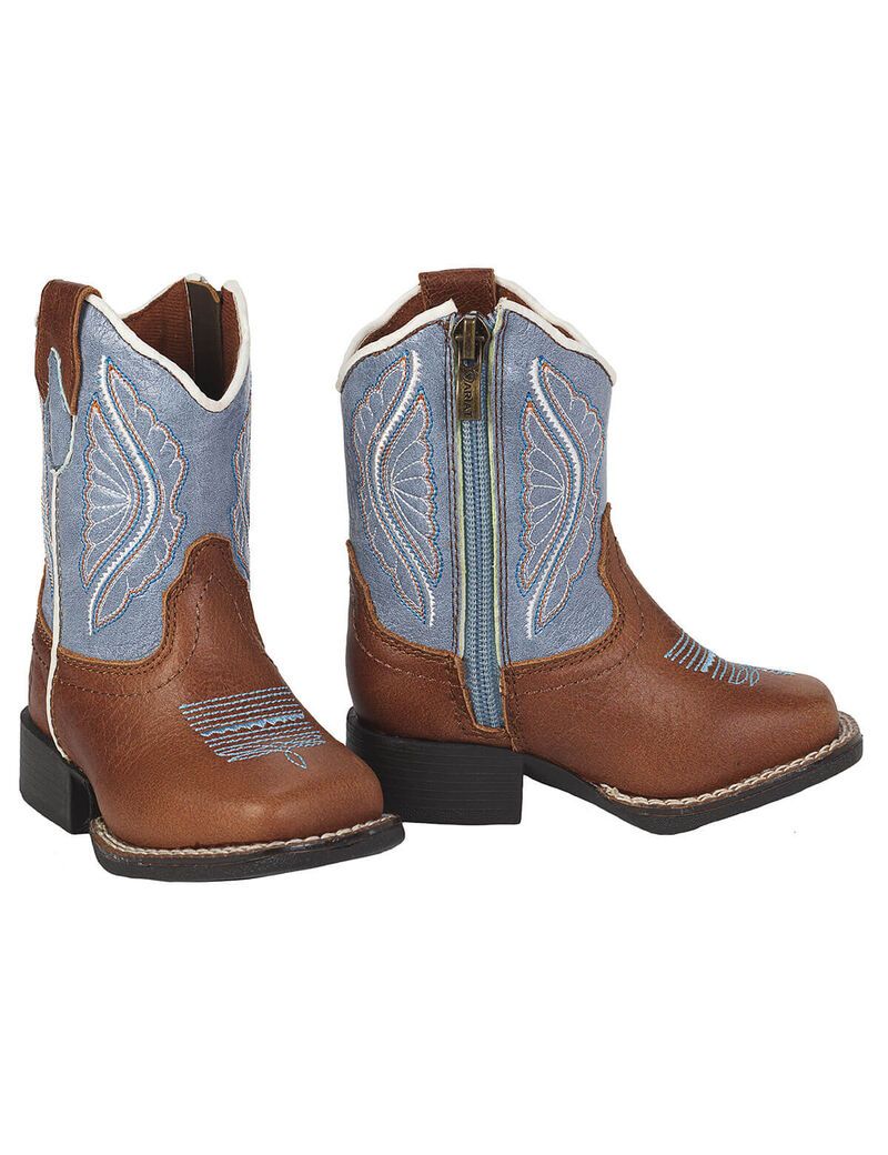 Botas Occidentales Ariat Stompers Shelby Niños Marrones | OTYX26347