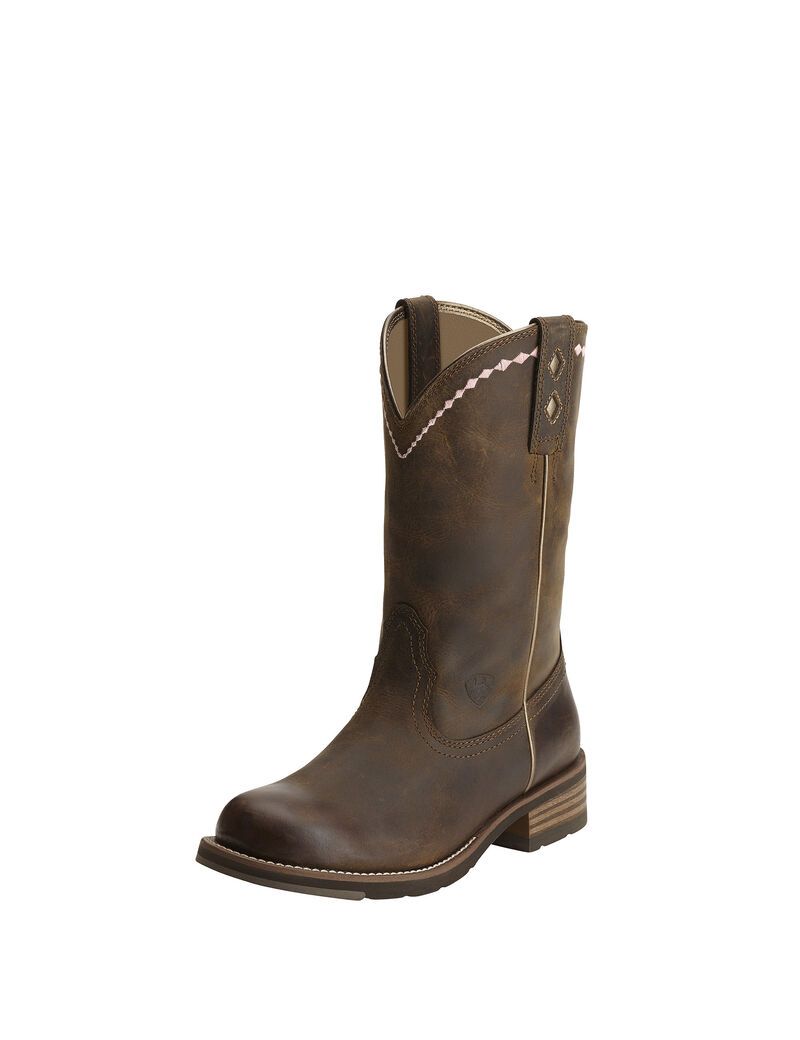 Botas Occidentales Ariat Unbridled Roper Mujer Marrones | NWJT45206