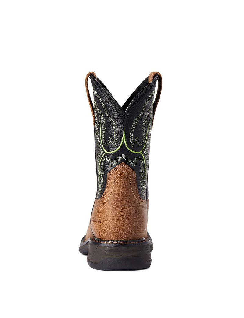 Botas Occidentales Ariat Workhog Xt Anchos Square Puntera Niños Multicolor | XKYW41375