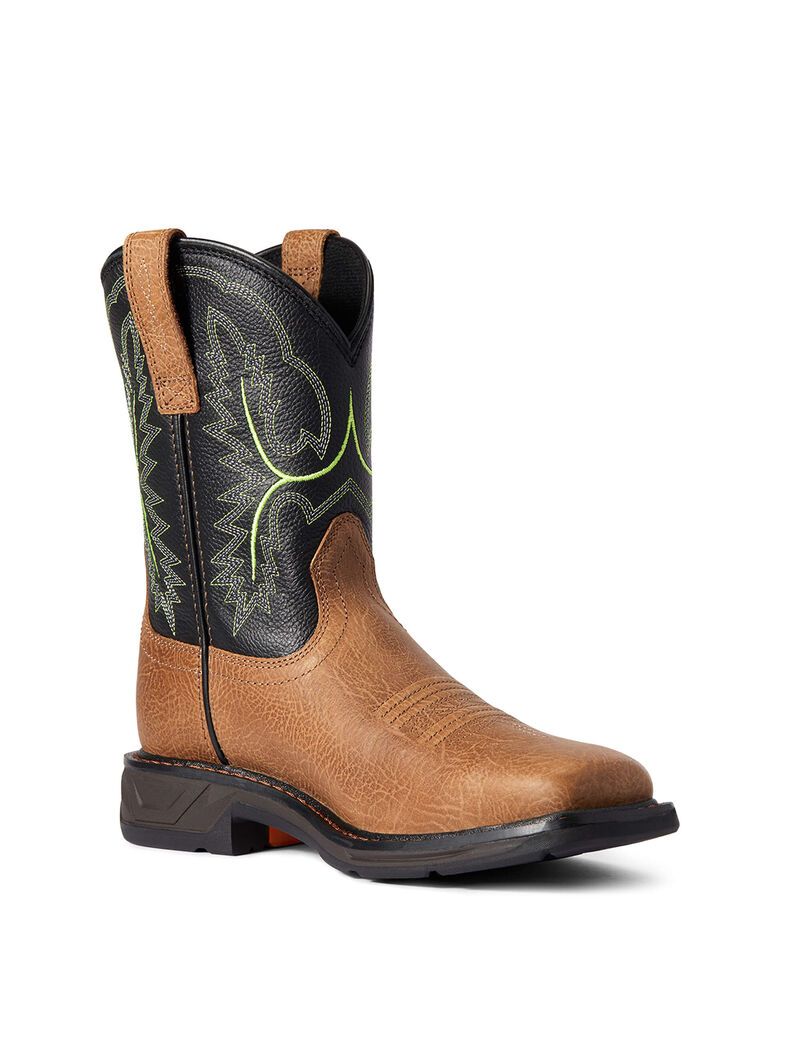 Botas Occidentales Ariat Workhog Xt Anchos Square Puntera Niños Multicolor | XKYW41375