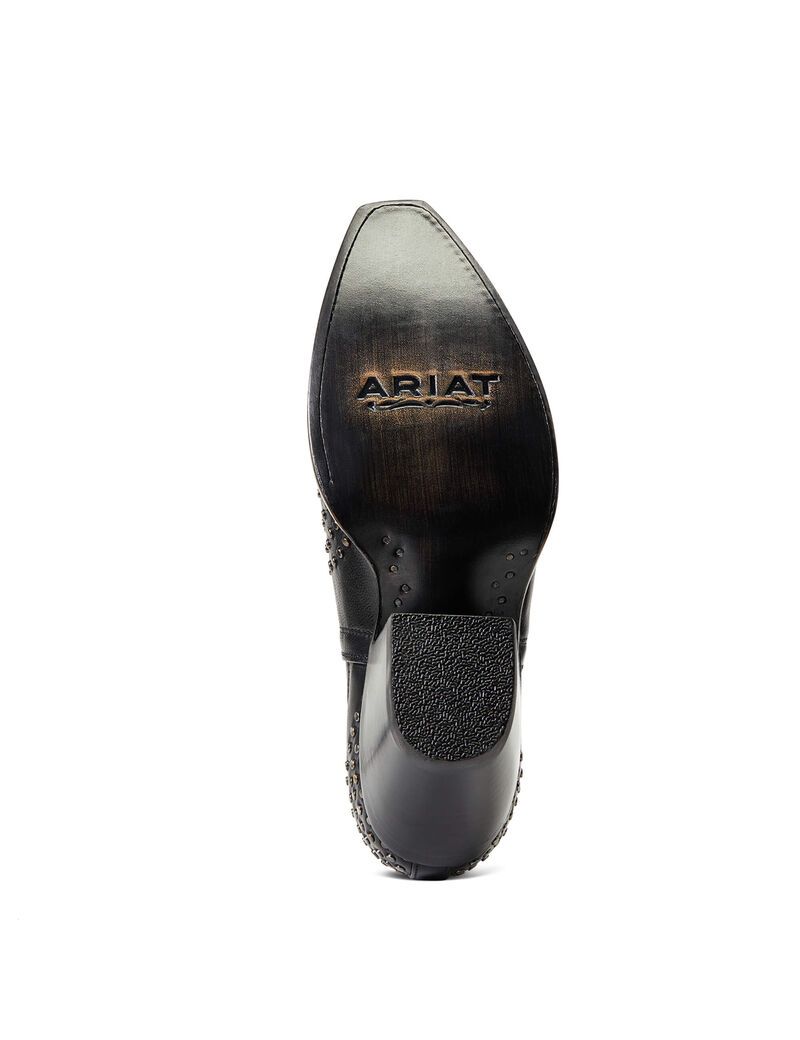 Botines Ariat Dixon Studs Western Mujer Negras | TRNJ52370