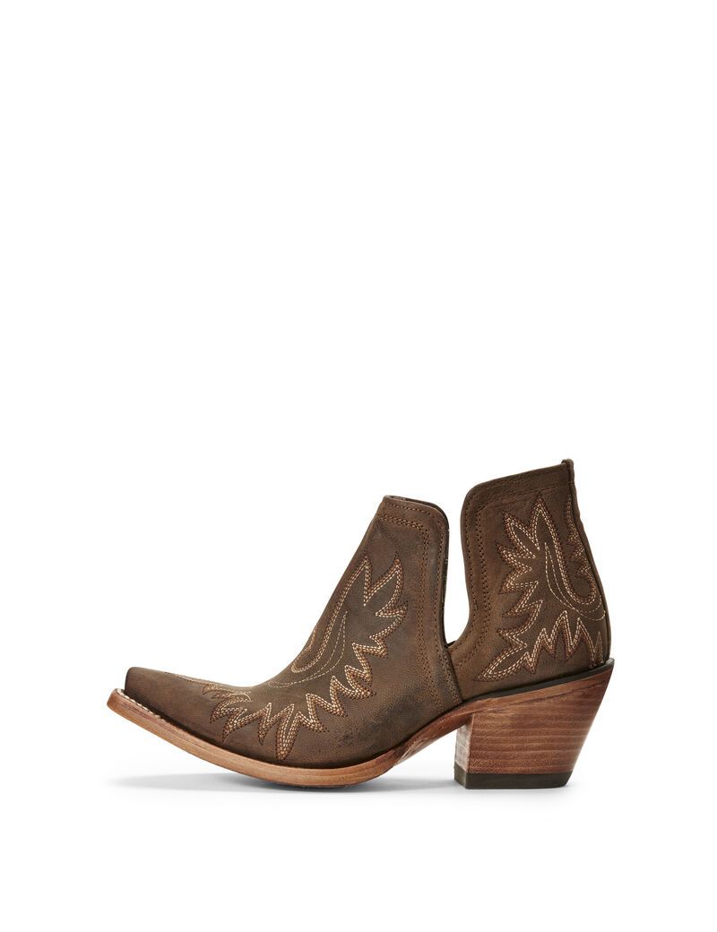 Botines Ariat Dixon Western Mujer Marrones | IZBT92451