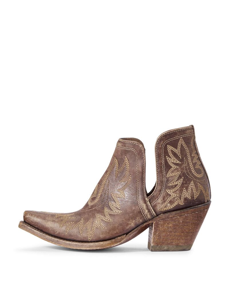 Botines Ariat Dixon Western Mujer Marrones | ZTOI03851